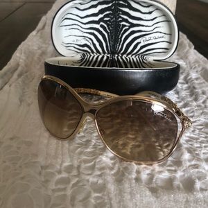 Roberto Cavalli snake sunglasses.